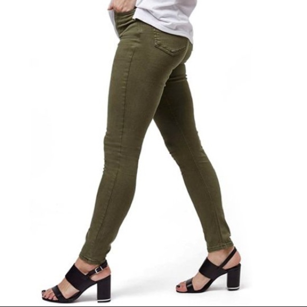 Topshop olive Jamie jeans